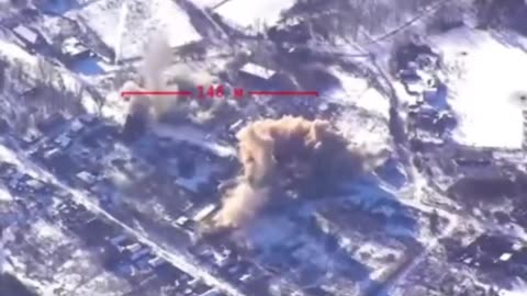 Ukrainian Mig-29 Dropping AASM-250 Guided Bombs Onto Russian Positions