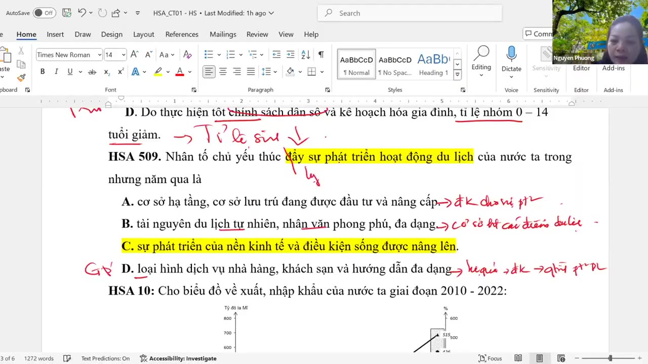 "ĐỊA LÝ BUỔI 22 : LUYỆN ĐỀ "