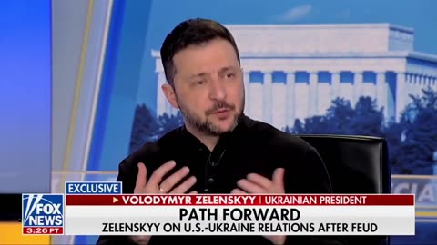 Zelensky apologized to Trump on Fox. He knows what's up