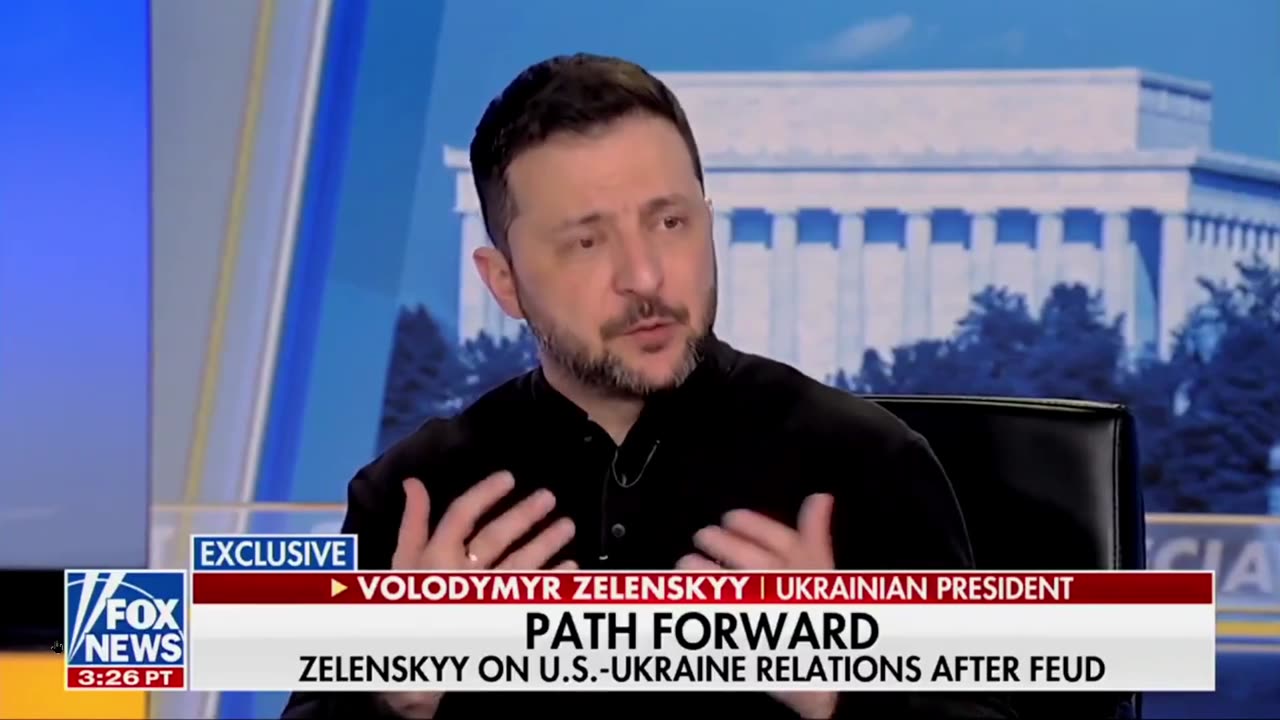 Zelensky apologized to Trump on Fox. He knows what's up