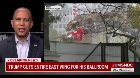 NEW: Top Democrat Threatens Trump Over Ballroom In Bizarre Clip