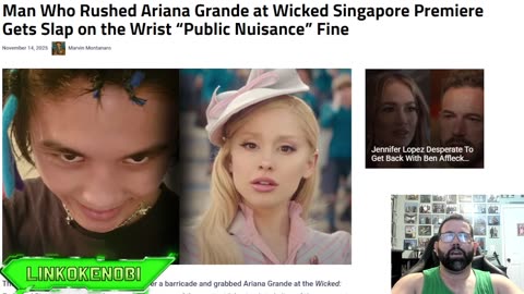 Stage Invader Get's A Small Fine For Rushing During The Wicked For Good Premiere