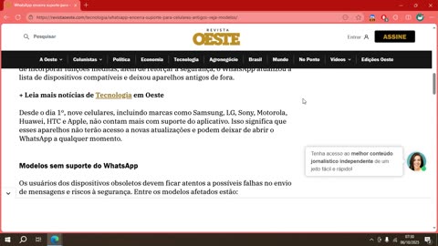 WhatsApp encerra suporte para modelos antigos; veja modelos.mp4