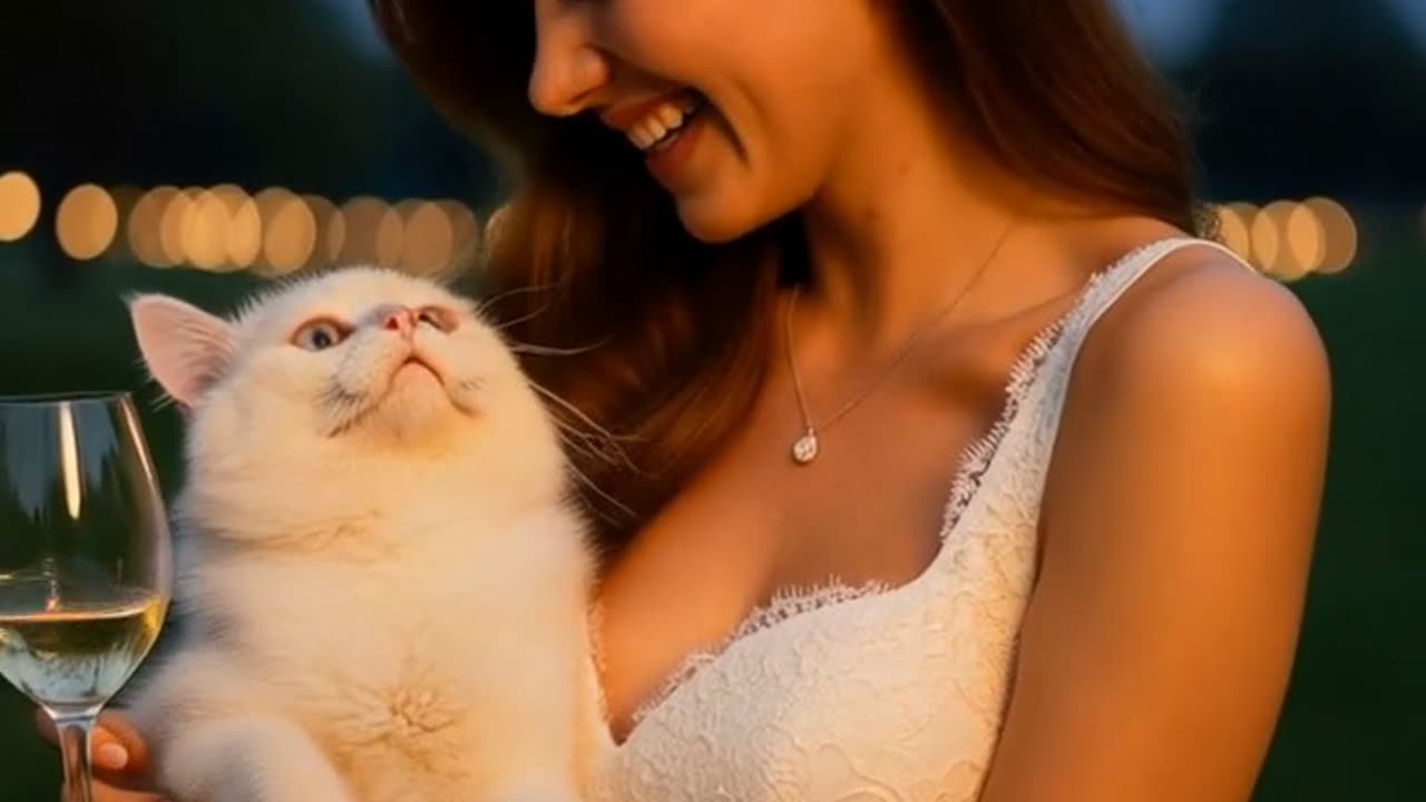 Meadow Joy with a Feline Friend