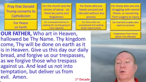 Mary's Daily Live Holy Rosary Prayer at 8:00 p.m. EDT 10/15/2025