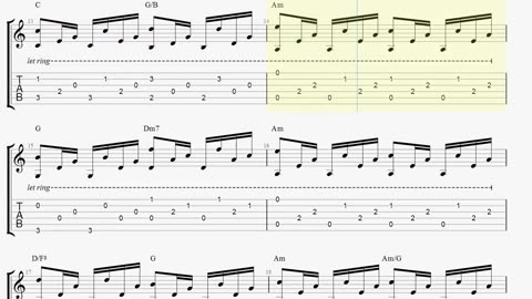 How to play Dust in the Wind finger style