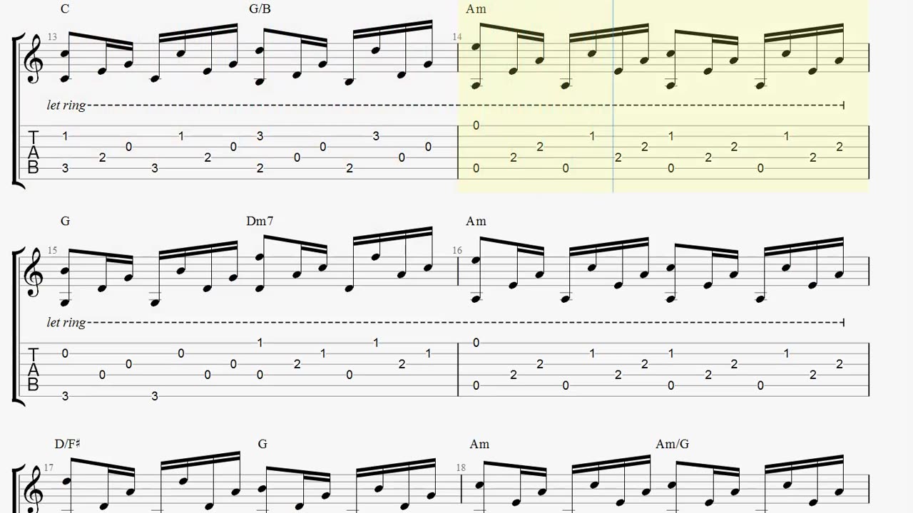 How to play Dust in the Wind finger style