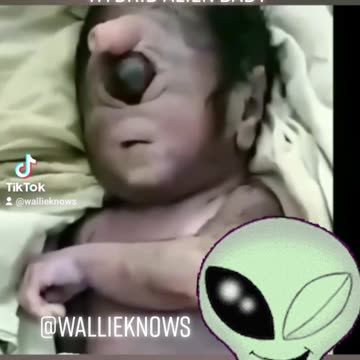 Hybrid alien baby