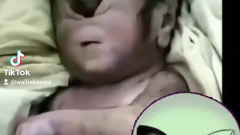 Hybrid alien baby