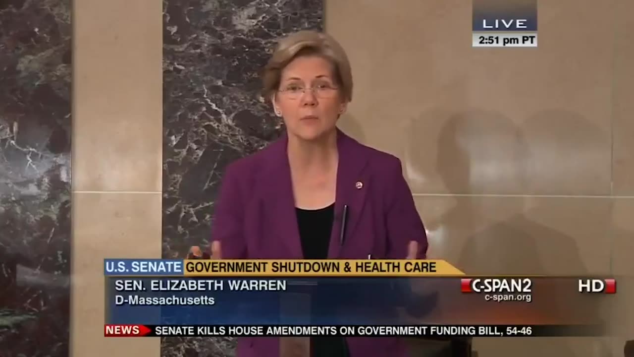 Chief Warren Is Being Haunted by Her Own Government Shutdown Comments in 2013