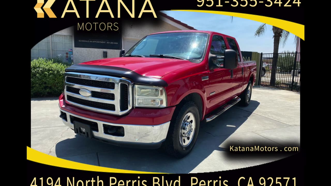 STOCK 607 - 2005 Ford F250 XL SUPERDUTY