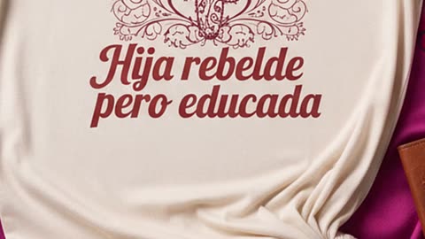 ¿También creciste siendo la hija rebelde pero bien portada? #hijarebelde #camisetaconactitud