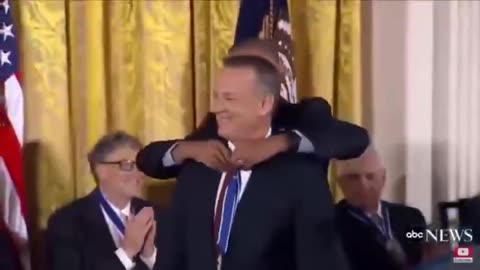 Barack Obama awarding the "Epstein Medal of Honor