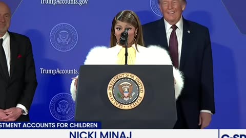 Nicki Minaj Declares She's Trump's 'Number One Fan' at Trump Accounts Summit
