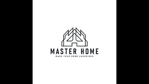 MASTER HOME aluminum frame black tinted glass garage door
