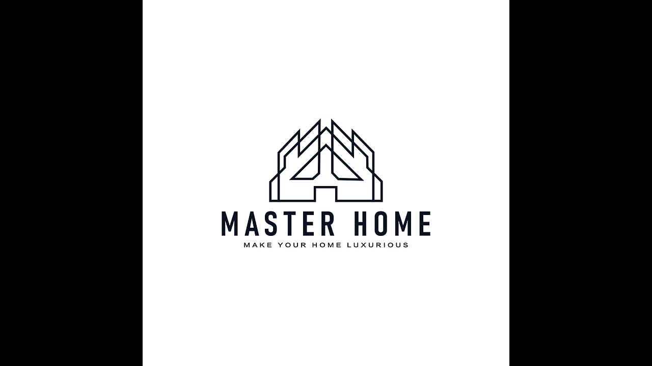 MASTER HOME aluminum frame black tinted glass garage door