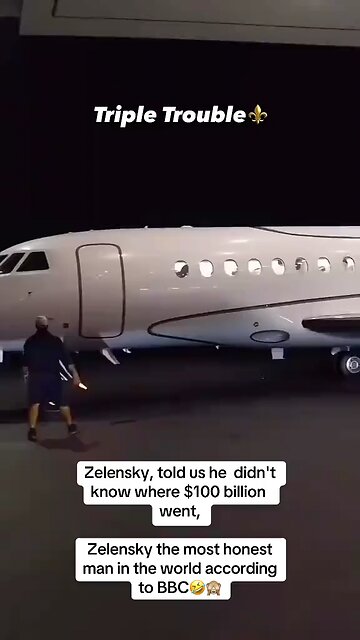 Zelinsky said he doesn't know where 100billion dollars went.