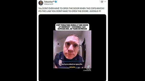 This Cop Got 38 Years In Prison For Knocking On This Woman's Door! 1-11-2026