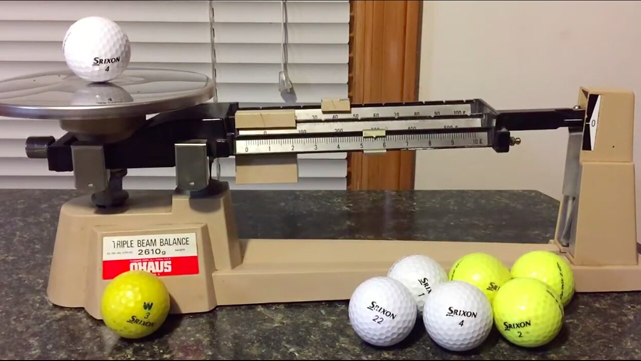 Weighting Golf Balls