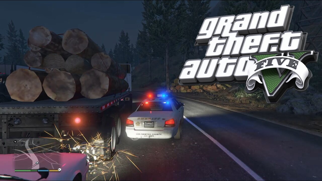 GTA 5 Police Pursuit Driving Police car Ultimate Simulator crazy chase #102