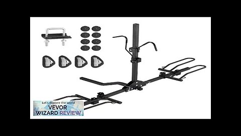 VEVOR 2-Bike Rack Hitch Mount Folding Carrier Car Truck SUV 1.25"/2" Receiver Review