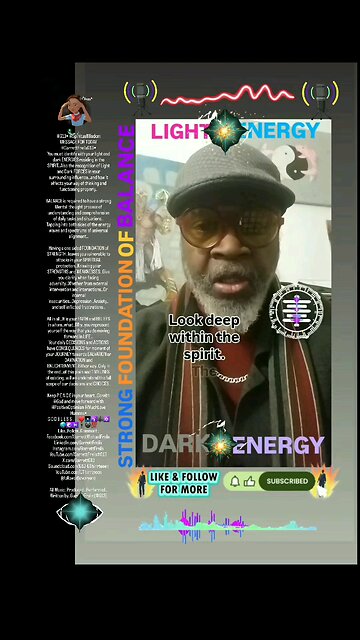 ▪︎LIGHT ENERGY AND DARK ENERGY/STRONG FOUNDATION OF BALANCE▪︎