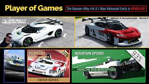The Reason Why v14.0.1 Was Released Early is REVEALED: Real Racing 3 Update 14.0.1 [Player of Games]