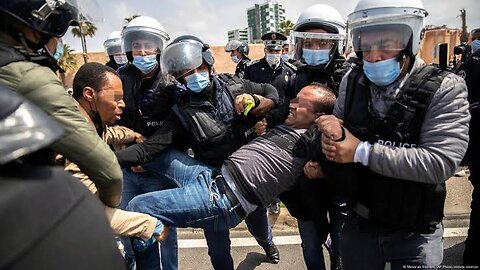 Hundreds of People Arrest in a Massive Protest in Morocco 