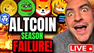 BREAKING CRYPTO NEWS! (Bitcoin VS Altcoins) MARKET OPEN STREAM!