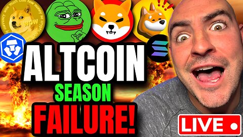 BREAKING CRYPTO NEWS! (Bitcoin VS Altcoins) MARKET OPEN STREAM!