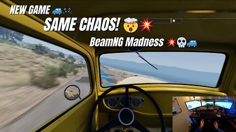 🚚 Logitech G29 Chaos! BeamNG Log Delivery FAIL 😂🌲 | First Drive With New Setup 🎮