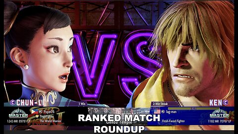 Kuya Kalbo SF6 Ranked Match Roundup. Chun Li Master Rank [Hori Fight Stick]