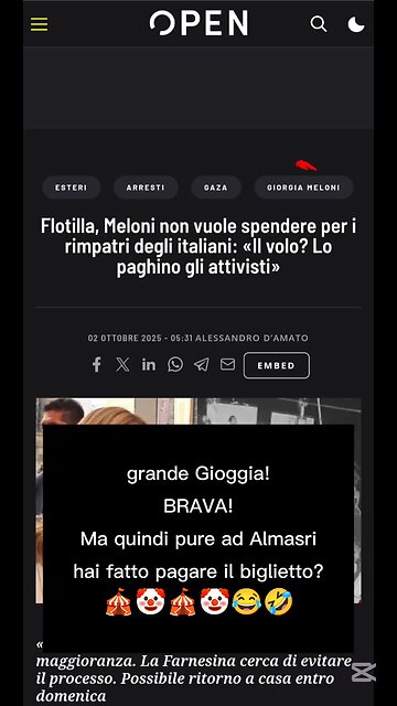 la notizia del giorno