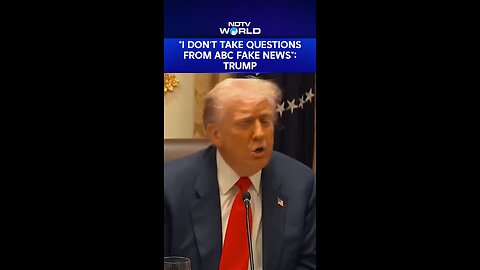 Trump Blasts ABC As ‘Fake News’ Over Cut-Off Vance Interview