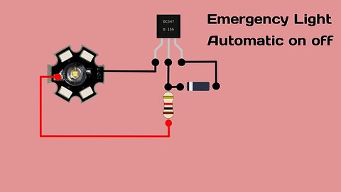 How to make Automatic Emergency Light #automatic