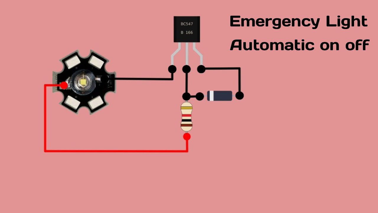 How to make Automatic Emergency Light #automatic