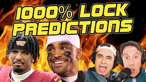 1000% LOCK PREDICTIONS for Commanders-Eagles & Bills-Chiefs + we call Eagles again | Fusco Show NFL