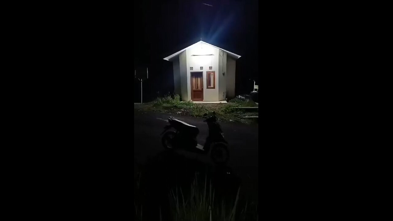 Ghost beside the house