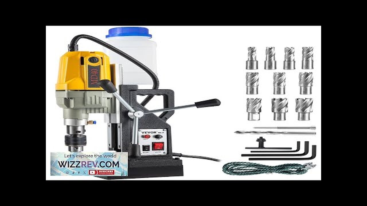 VEVOR Magnetic Drill 1100W 1.57" Boring Diameter 2697lbf/12000N Portable Electric Mag Review