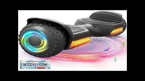 Gyroor Hoverboard New G13 All Terrain Hoverboard with LED Lights & 500W Review