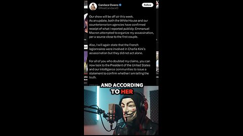🔥 Candace Owens Accuses French President of a $1.5M Un-Aliv3 Plot - Has She Finally Snapped? 🤪