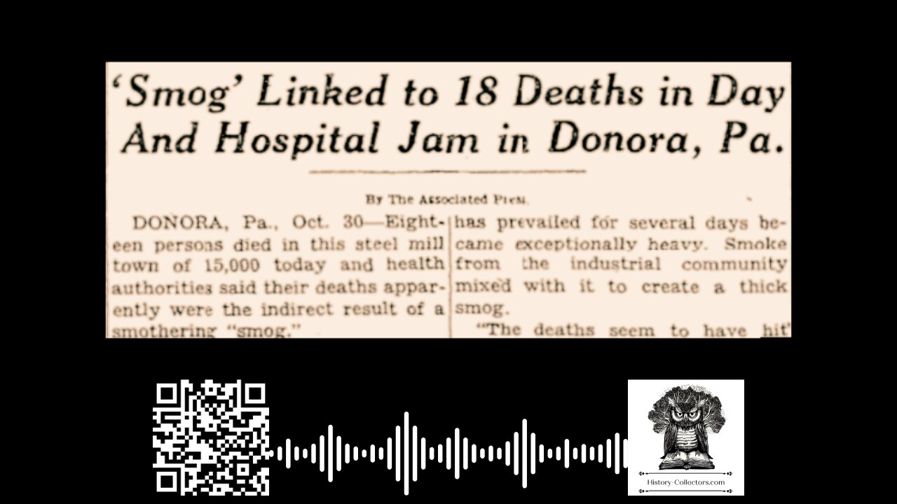#OnThisDay October 30, 1948: Death Fog
