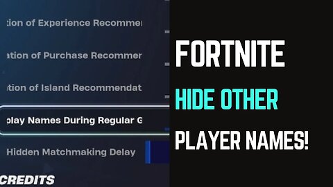 How to Hide Other Player Names Fortnite - Quick Guide!