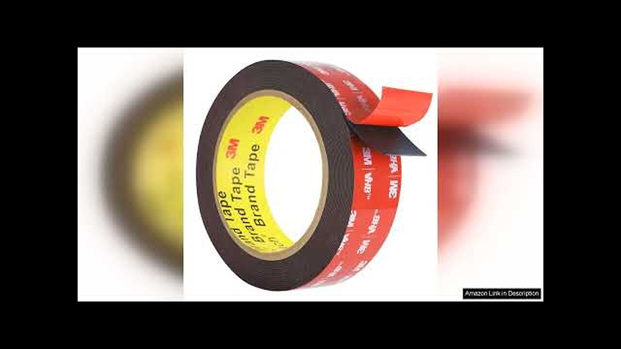 Double Sided Tape Heavy Duty, Adhesive Mounting Tape Waterproof, Review