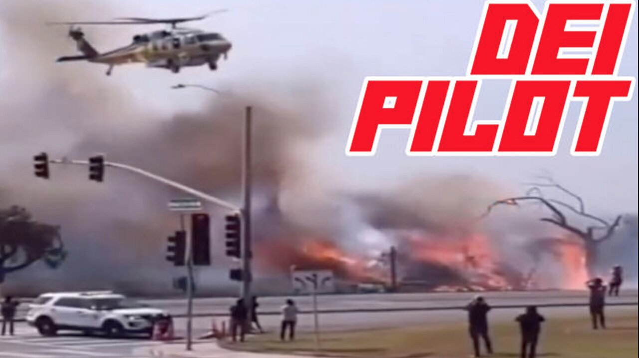 Fire Fighting Helicopter Drops Tons of Dirt On Firefighter