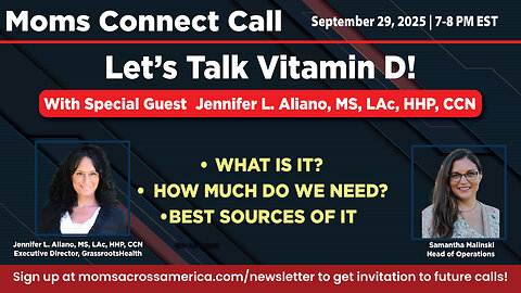 Moms Connect Call, September 29, 2025
