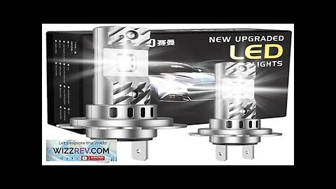 SEALIGHT S6-H7 Pair Car LED Headlight Bulbs 30W 3000LM 6500K High Power Review