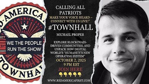 #TOWNHALL: Michael Proper Unlocks the Decentralized Future! Pearl Harbor update!