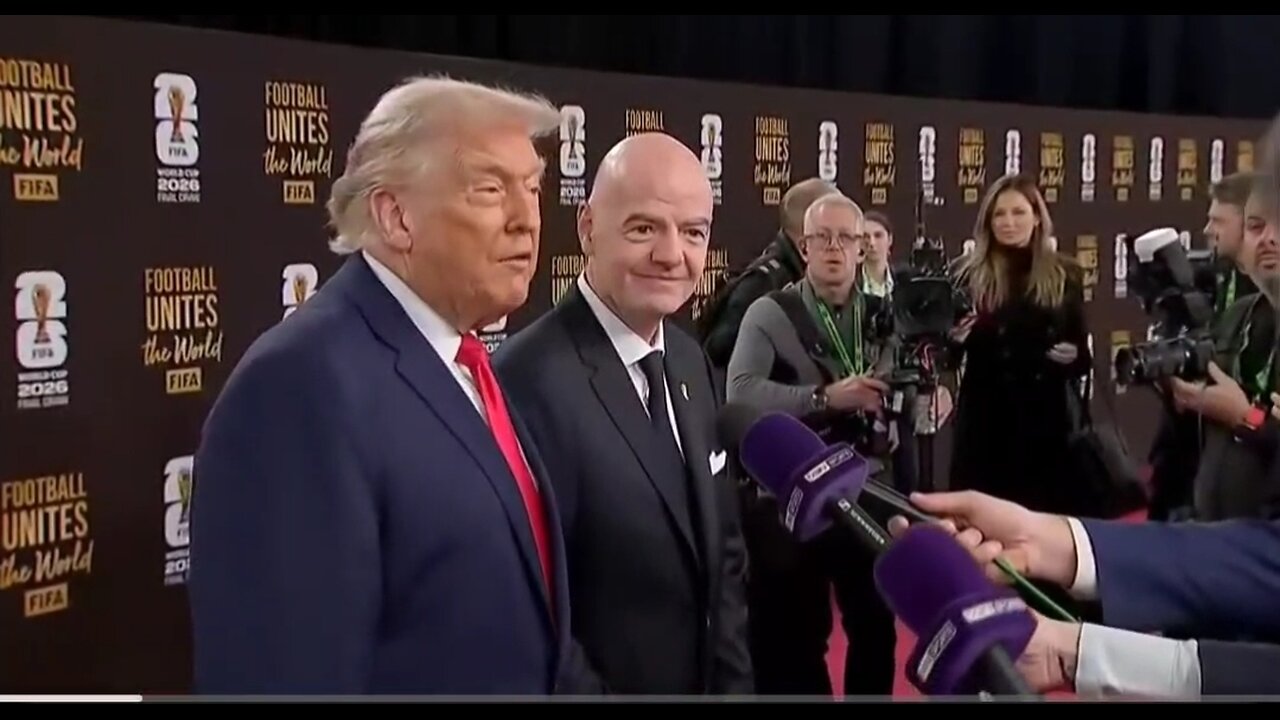 Trump At FIFA World Cup Final Draw: Im Ready For FIFA!