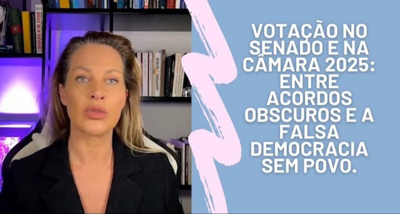 No Brasil a votação no Senado e na Câmara: entre acordos obscuros e a falsa democracia sem povo